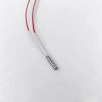Élément chauffant électrique personnalisé 24V, petit tube chauffant à tête unique pour cartouche d'équipement médical