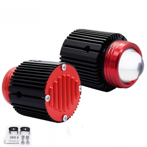 Phares avant de moto mini LED super lumineux 20W, feux antibrouillard bicolores pour voitures, camions, VTT, Jeeps - Product Image 5