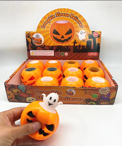 Jouet à presser Citrouille Effrayante, Mignon et Portable, Jouet Anti-stress d'Halloween pour Enfants et Adultes, Matériau PVC, Unisexe - Product Image 2