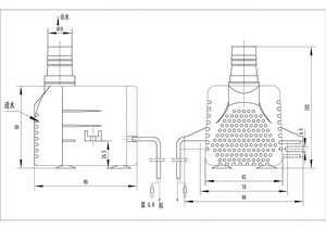 Tianhao Bơm Quạt Điều Hòa Mini Tốc Độ Dòng Chảy 1200L/H Cho Phụ Tùng Làm Mát Không Khí - Product Image 4