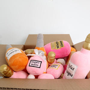 Jouet pour chien en peluche écologique de luxe durable, jouet à mâcher pour animaux de compagnie, nettoyage des dents, bouteilles de parfum, accessoires interactifs pour animaux de compagnie - Product Image 2