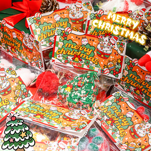 Bolas de estrés navideñas de Anime 2025-Kawaii Taba <span class=keywords><strong>Squishy</strong></span> <span class=keywords><strong>Fidget</strong></span> Toys para niños/adultos, decoración de escritorio de rebote lento y favores de fiesta - Product Image 4