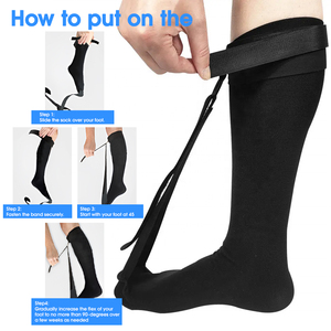 Kaos Kaki Kompresi Plantar Fasciitis Anti Selip untuk Meredakan Nyeri Tumit, Tendonitis <span class=keywords><strong>Achilles</strong></span> & Penyangga Lengkung Kaki Tinggi - Product Image 3