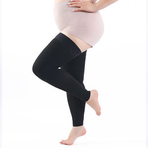 <span class=keywords><strong>Medias</strong></span> de compresión médicas graduadas 20-30 mmHg, sin pie, hasta el muslo, con puntos de silicona, para venas varicosas - Product Image 5