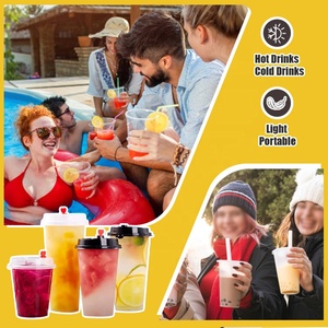 Cangkir Injeksi PP Multi-ukuran Berkualitas Tinggi dengan Tutup, Ideal untuk Layanan Minuman Panas dan Dingin di Kafe, Restoran, dan Takeaway Komersial - Product Image 6