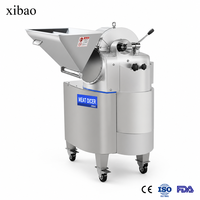 Machine à découper la viande robuste, équipement commercial automatique pour la découpe en cubes, en tranches, en bandes et la transformation des légumes