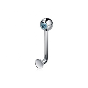 Piercings verticaux <span class=keywords><strong>Christina</strong></span> en titane G23 avec cristaux et pierres précieuses pour lèvres - Product Image 5