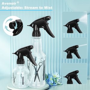 Vente directe d'usine, flacon pulvérisateur pour cheveux de 250 ml, flacon pulvérisateur en plastique multifonctionnel réglable pour salon, plantes et nettoyage domestique - Product Image 6