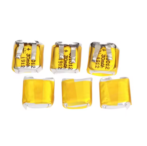 Customized Battery Pouch Lithium Ion Batteries 30mAh 40mAh 50mAh 80mAh 100mAh 110mAh Small 3.7V Lipo Digital Batteries