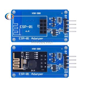 ESP8266 ESP-01 Serial WiFi Wireless Adapter Module 3.3V 5V Esp01 <strong>Breakout</strong> PCB Adapters Compatible For <strong>Arduinos</strong> - Product Image 2