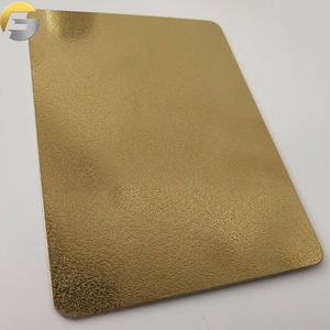 VV141 economico 201 304 316 finitura sabbiata titanio oro lamiera di acciaio inossidabile con pellicola Laser in PVC - Product Image 5