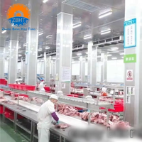 Ligne complète d'abattage de moutons tout-en-un, équipement d'abattage haute productivité 20-100 têtes/jour pour abattoir de moutons et de chèvres