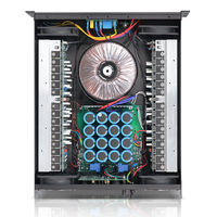 Amplificador de Potencia Profesional CA30 de 2*1200W, 8/4/2 Ohmios, Metálico, CA, 2 Canales, Duradero, con XLR para Uso en Escenarios de Audio Profesional