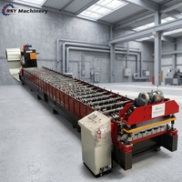 Machine de formage de tôles métalliques automatique à haute efficacité, capacité de production élevée, construction en acier