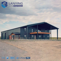 Structure de portique métallique préfabriquée de haute qualité pour entrepôt, vente en gros