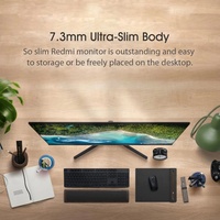 Moniteur LCD IPS incurvé Redmi 1A 23,8 pouces 60Hz Full HD 1920x1080 Résolution Protection des yeux pour la maison et les étudiants