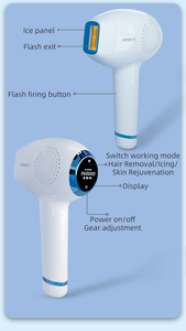Nuevo Dispositivo de Depilación Láser 2026, Depiladora de Venta Caliente para Bikini, Rostro y Cuerpo Completo, Fotoepiladora IPL Láser <span class=keywords><strong>Indolora</strong></span> para Axilas - Product Image 3