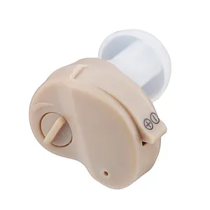 सिलिकॉन Earplugs सुनवाई एड्स रिचार्जेबल एक बटन बिजली पर आसान उपयोग के लिए समायोज्य हियरिंग एड Deafness
