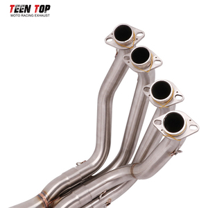 Sistema de escape para motocicleta Teentop, tubo de escape inoxidable para <span class=keywords><strong>Kawasaki</strong></span> <span class=keywords><strong>Z900RS</strong></span> 2018 +, tubo frontal de escape - Product Image 4