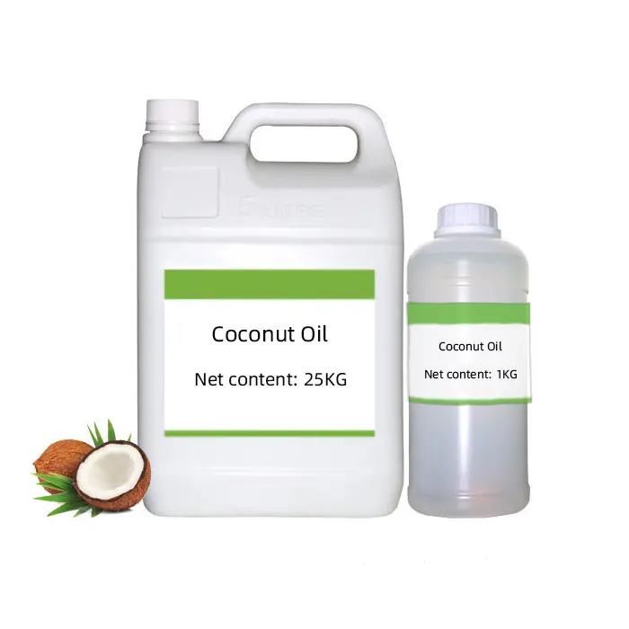 Olio trasportatore spremuto a freddo olio di cocco per la cura della pelle e dei capelli