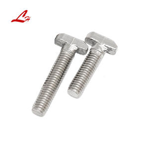 Pernos en <span class=keywords><strong>T</strong></span> de acero inoxidable Pernos de martillo de cabeza en forma de <span class=keywords><strong>T</strong></span> Tipo de acero Pernos de tornillo de rosca de tornillo de inventario de punto de A4-80 de 30 cm - Product Image 2