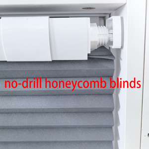 Modern Design <strong>Plastic</strong> No Drill Honeycomb <strong>Blinds</strong> Accessories Easy Installation Cordless No Drill No Screw Honeycomb <strong>Blinds</strong> - Product Image 3