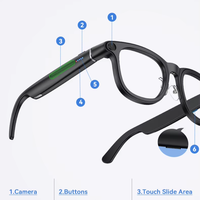 Lunettes Intelligentes X01 avec Caméra 8MP, Wi-Fi, Photographie Vocale, Enregistrement Vidéo d'Objets, Lunettes de Soleil Intelligentes ChatGPT, Lunettes Intelligentes IA Ultra