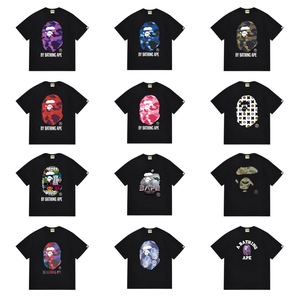T-shirt graphique streetwear pour hommes et femmes, coupe ample, respirant, manches courtes, haut décontracté, imprimé style japonais, coton - Product Image 4