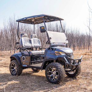 2 Seater Golf Cart Lithium Battery Off Road Tires 4KW to 7.5KW Motor Customizable High Capacity Design Accommodates up to 4 Pass - Product Image 1