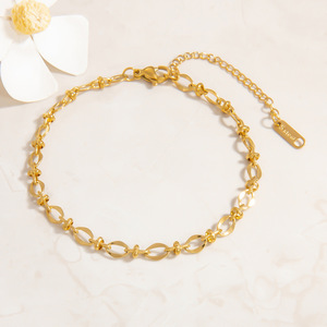 Pulsera de Acero Inoxidable con Cadena de Serpiente y Estrella, Chapada en Oro de 18K, Joyería Minimalista Unisex, Regalo, Origen Yiwu - Product Image 3