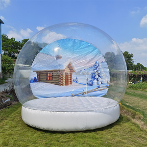 저렴한 풍선 스노우 볼 텐트 도매 맞춤형 블로우 스노우 글로브 거대한 풍선 스노우 글로브 - Product Image 4