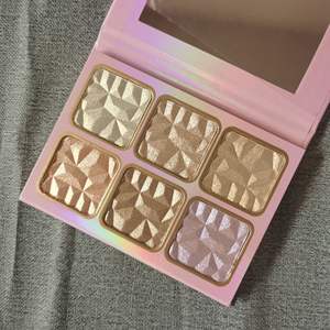 Palette Illuminante Private Label in Polvere Pressata a 6 Colori per Viso e Corpo, Makeup Scintillante per Pelli Scure - Product Image 3