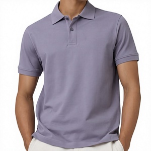Camisa de Golf de Manga Corta para Hombre, Corte Regular, con Logotipo Frontal, Cuello Alto, Secado Rápido, Transpirable, de Alta Calidad, al por Mayor, Fabricante OEM - Product Image 1