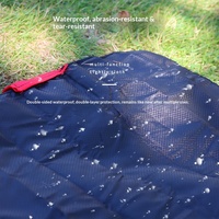 Tapis de pique-nique rectangulaire portable 210T en nylon ultra-léger, imperméable, anti-humidité et anti-sable, idéal pour le camping et la randonnée