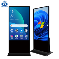 Écran tactile capacitif vertical ZDHQ de 65 pouces, écran LCD plein écran, système Android, pour magasin de détail numérique, centre commercial