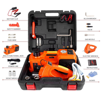 Vente chaude : Cric hydraulique électrique 12V 5 tonnes et clé à chocs – Outils d'urgence pour voiture, kit de réparation d'urgence pour véhicule