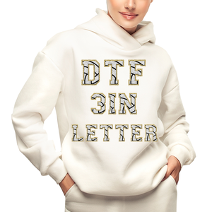 Calcomanías de hierro con estampado DTF de letras del alfabeto dorado de voleibol de 3 pulgadas, pegatina de transferencia de calor, toalla de chenilla para ropa DIY - Product Image 1