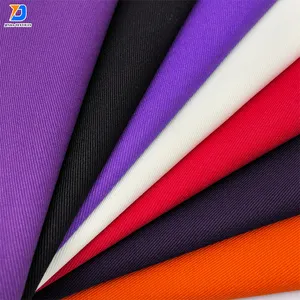 JINDA TEXTILES wholesale 180gsm dyed color woven spun 100% polyester micro twill fabric