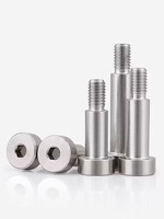 Bon prix vente directe d'usine M4 M6 acier inoxydable SUS304 SUS316 SUS316L vis à épaulement de polissage simples boulon à tête ISO7379