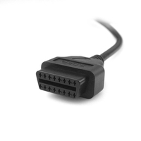 Cable divisor personalizado de 16 pines macho a DB9 hembra con extensión, cable adaptador J1939 de diagnóstico de camión, bus CAN