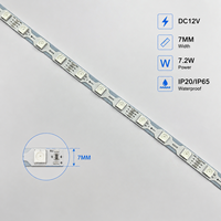 RGBIC LED-Streifen SMD 5050 60-LED mit Integriertem IC Flexibles Band für Dynamische Lichteffekte