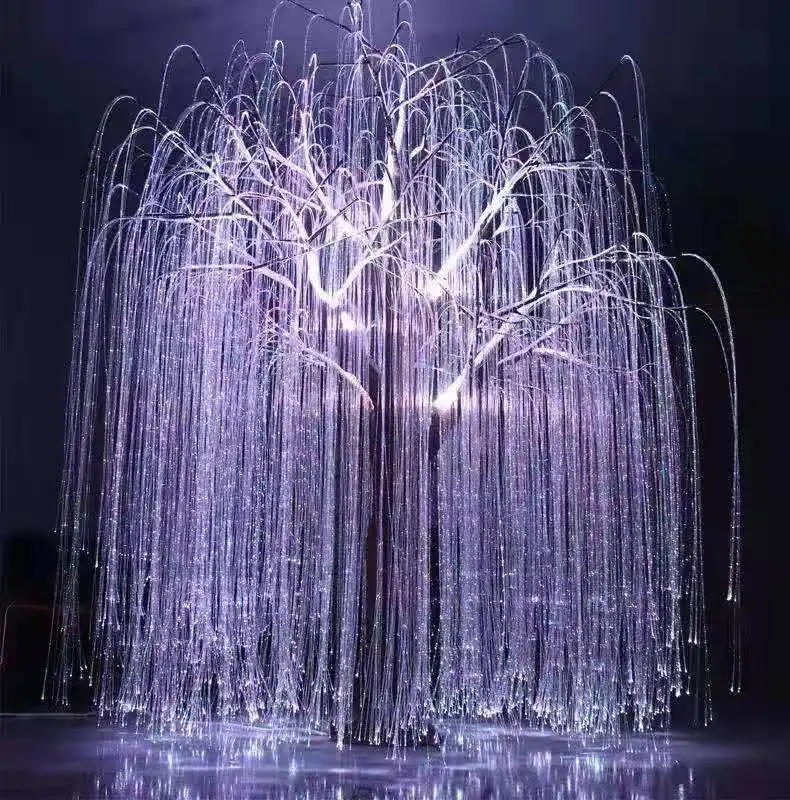 LED-Farben ändern Glasfaser-Weihnachtsbaum-Nachtlicht in fantastischer Dekoration Glasfaser beleuchtung Avatar-Lebensbaum