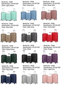 Ensemble de valises rigides légères 20 24 28 pouces avec roulettes pivotantes à 360°, résistantes aux rayures, en polycarbonate - Product Image 2
