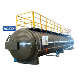 steam continuous industrial rubber vulcanization autoclave for pipeline anti-corrosion lining rubber processing