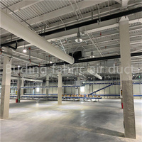 Tissu polyester industriel ignifuge BD-T pour conduits d'air HVAC, idéal pour les gymnases scolaires et les sous-sols