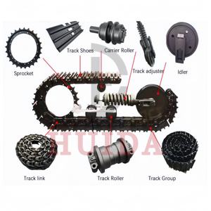 Rullo per escavatore Dx27Z Dh60-<span class=keywords><strong>7</strong></span> Dh55, Dh55 Daewoo Doosan Dx60-9C rullo inferiore per escavatore - Product Image 1