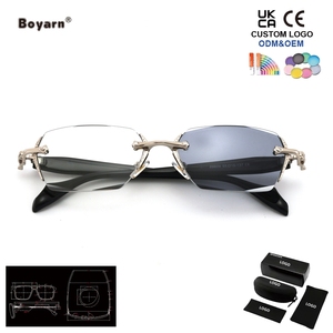<span class=keywords><strong>Gafas</strong></span> <span class=keywords><strong>de</strong></span> Sol Fotocromáticas Boyarn con Marco Cuadrado, Protección UV400 <span class=keywords><strong>de</strong></span> Alta Calidad, Estilo Retro Unisex para Adultos - Product Image 3