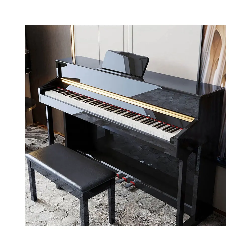 Nuovo pianoforte elettronico a 88 tasti con alimentatore altoparlanti incorporati principianti tastiera elettrica per bambini pianoforte