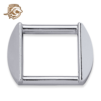 Tas cincin D logam 37mm, gesper cincin persegi, perangkat keras untuk tas dan aksesori