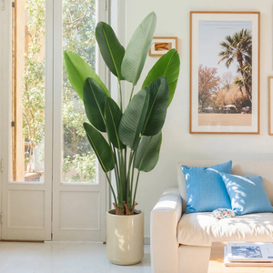 Palmeras Artificiales de Viajero, Hojas Grandes de Alta Calidad, Plantas Verdes en Maceta para Interiores, Decoración para Hogar y Jardín, Resistentes a los Rayos UV - Product Image 2